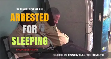 Sleeping on Duty: Legal Consequences for Security Forces Explained