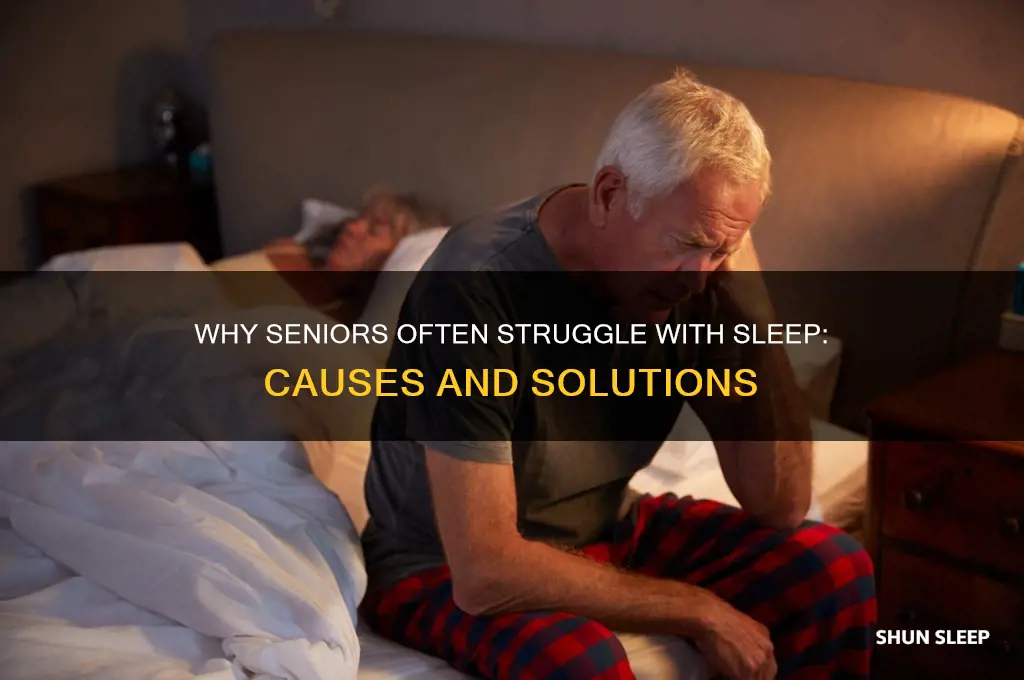 do seniors get less sleep