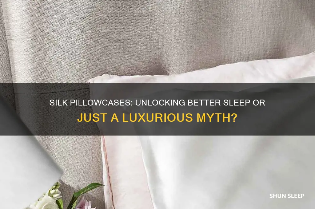 do silk pillowcases help sleep