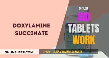 Sleep Aid Tablets: Do They Work?