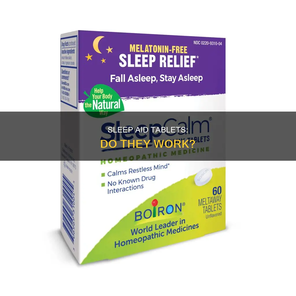 do sleep aid tablets work