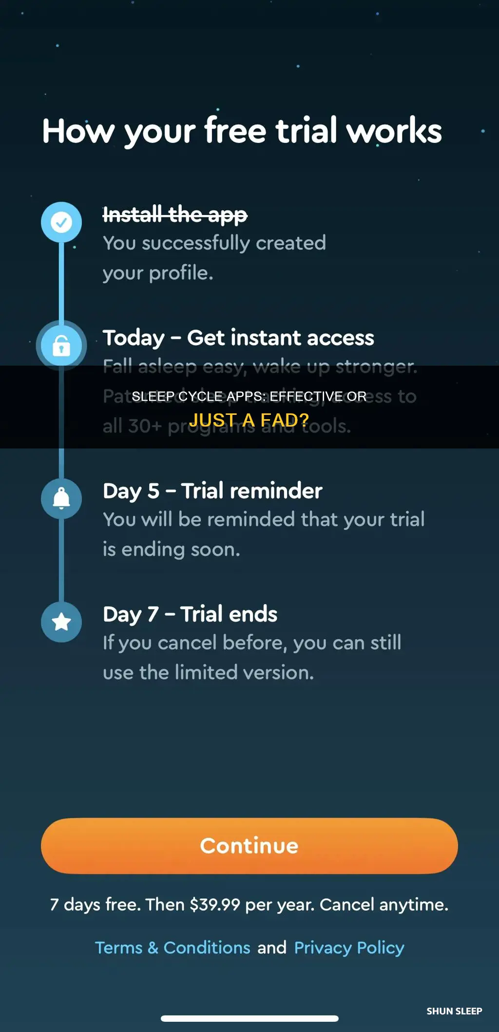 do sleep cycle apps work