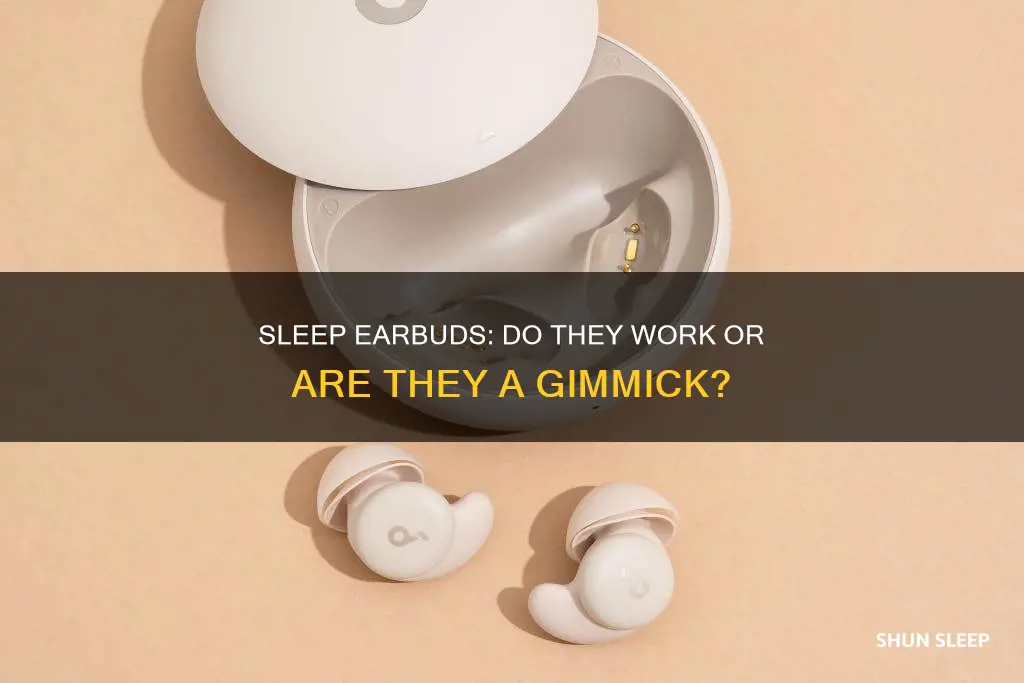 do sleep earbuds work