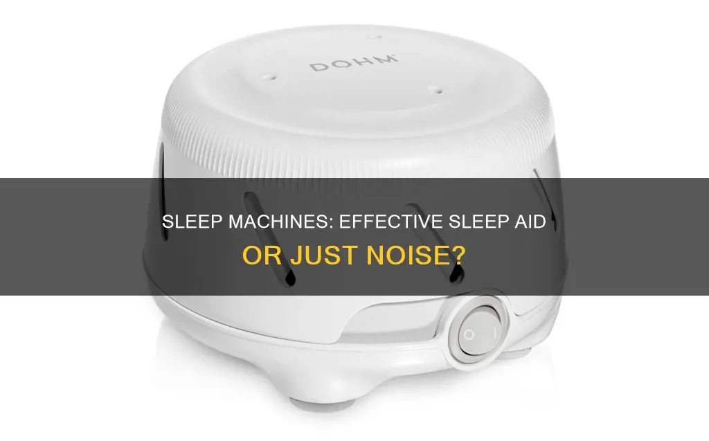 do sleep machines really work