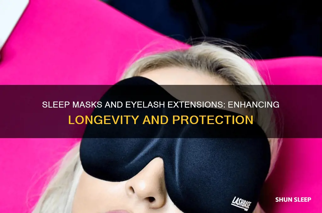 do sleep masks help eyelash extensions