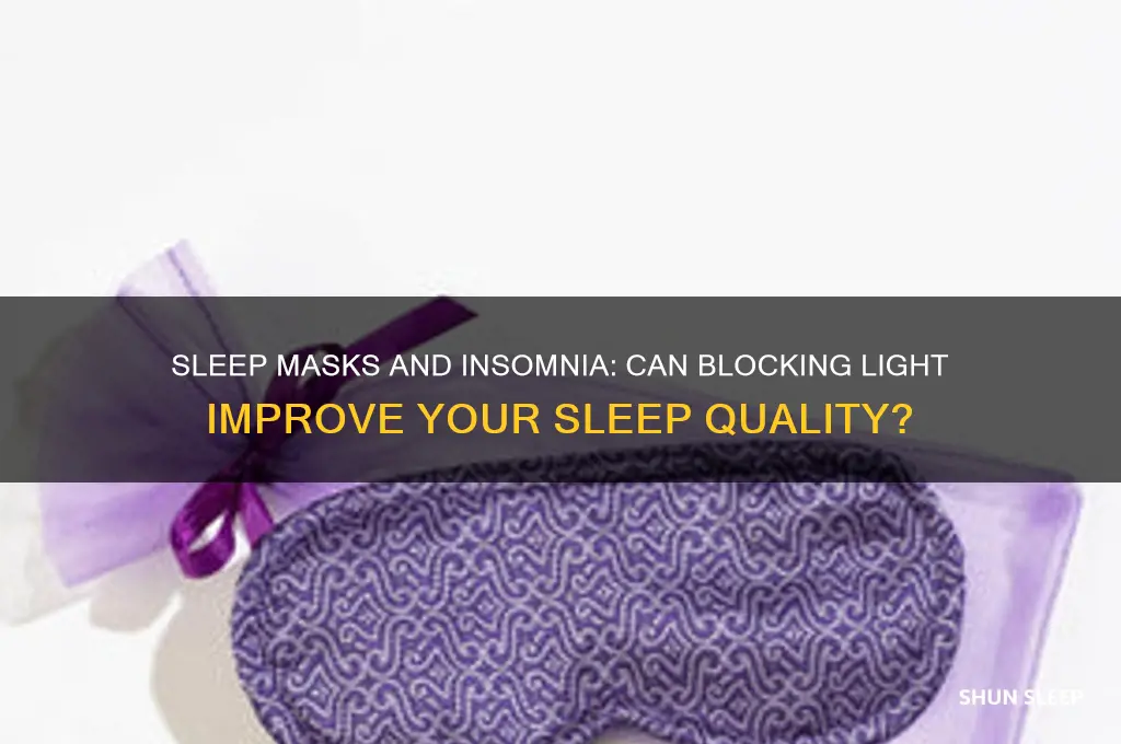 do sleep masks help insomnia