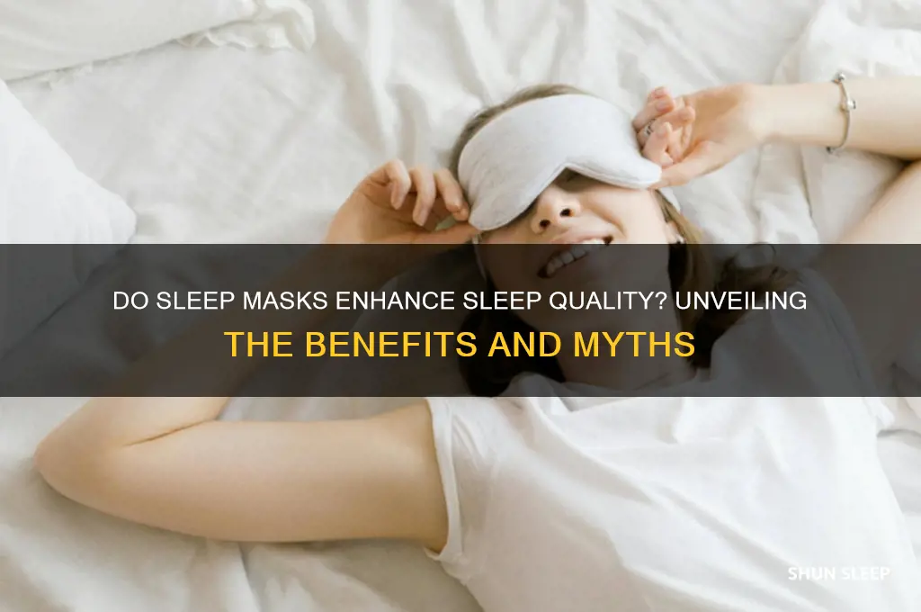 do sleep masks help sleep