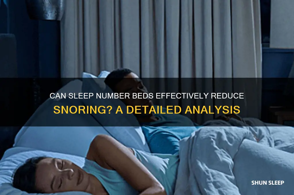 do sleep number beds really help with snoring