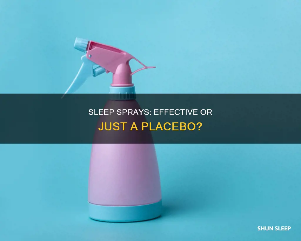 do sleep sprays work