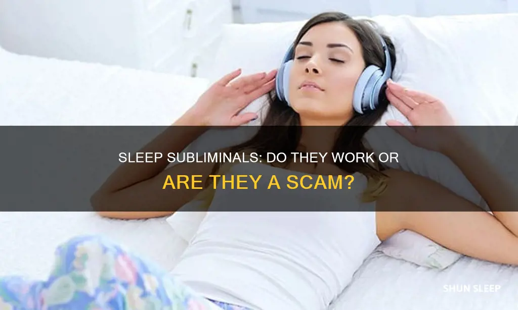 do sleep subliminals work