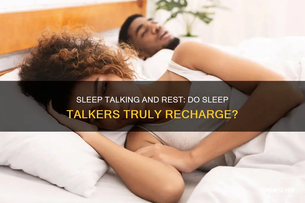 do sleep talkers ever get real rest
