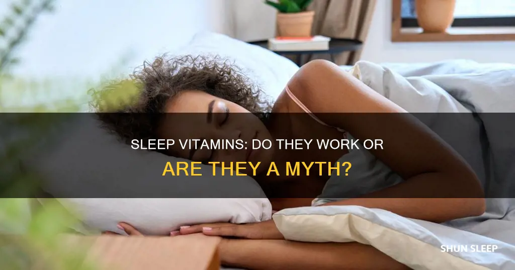 do sleep vitamins work