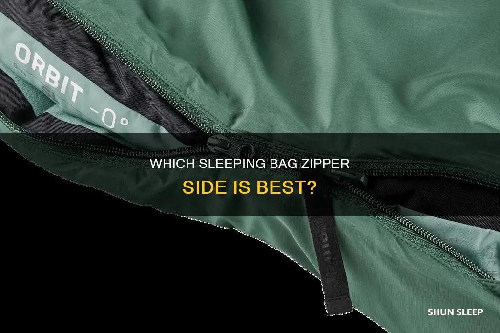 do sleeping bags usually come left or right zip
