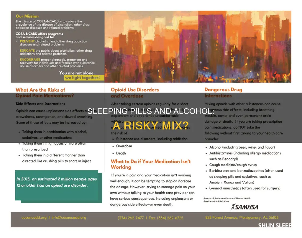 do sleeping pills and alcohol mix