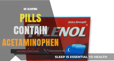 Sleeping Pills and Acetaminophen: What's the Connection?