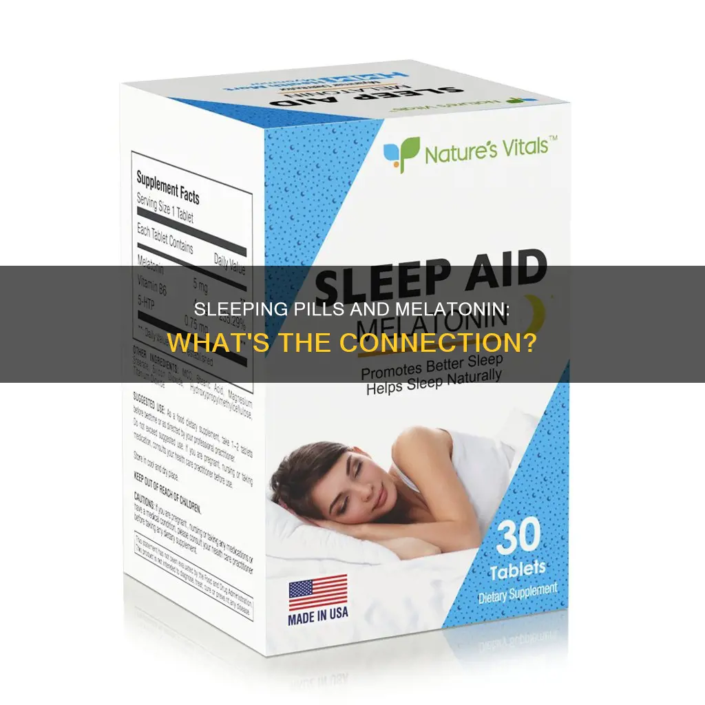 do sleeping pills contain melatonin
