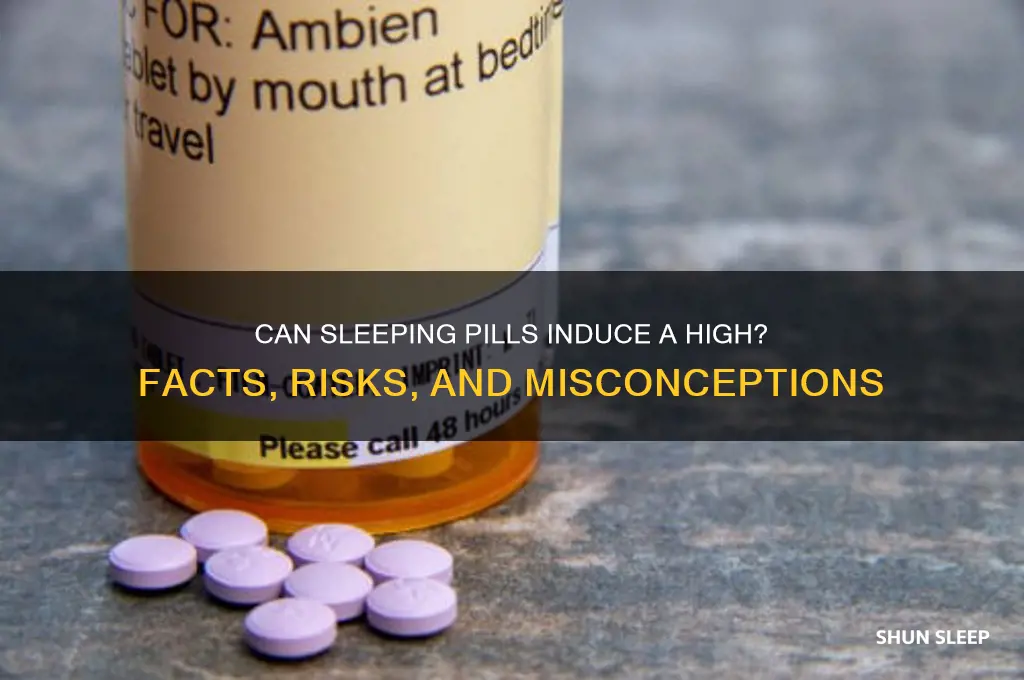 do sleeping pills get u high