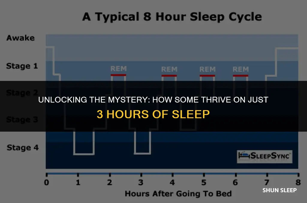 do some people only need 3 hours of sleep