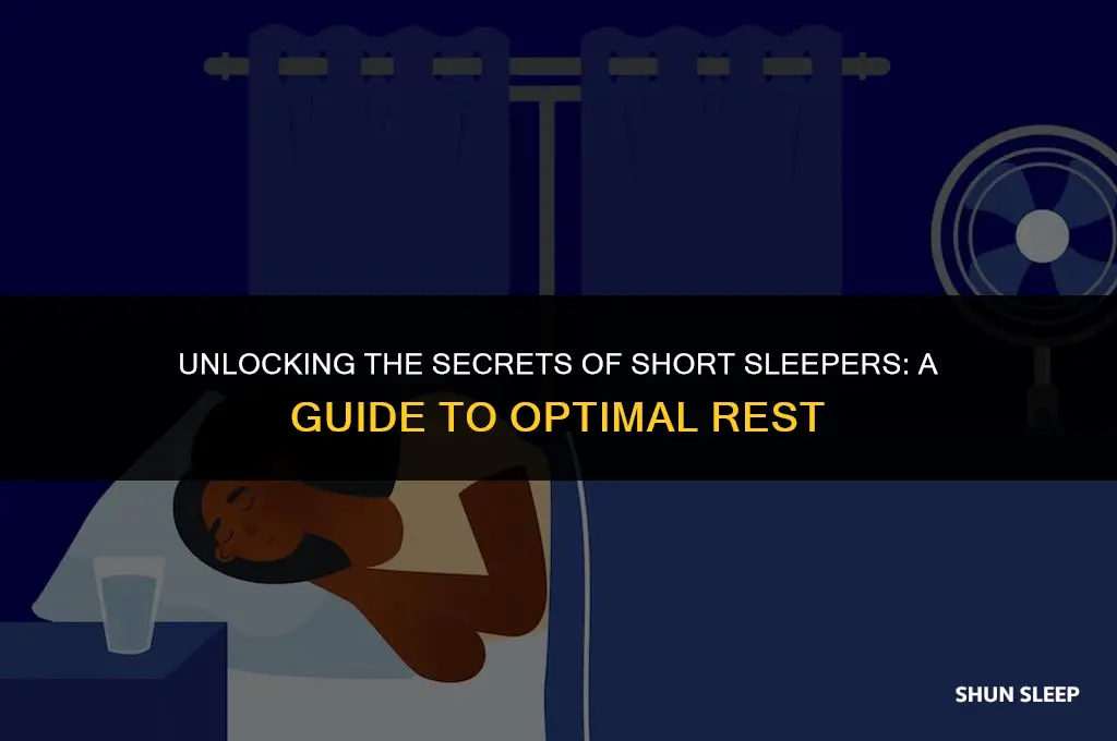 do some people only need a few hours of sleep