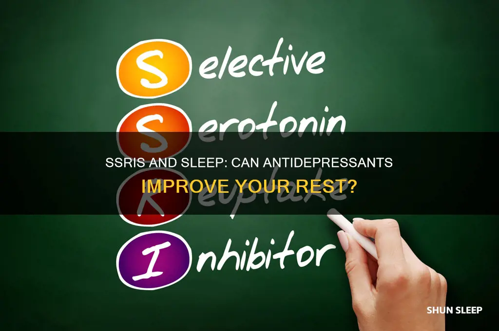do ssri help with sleep
