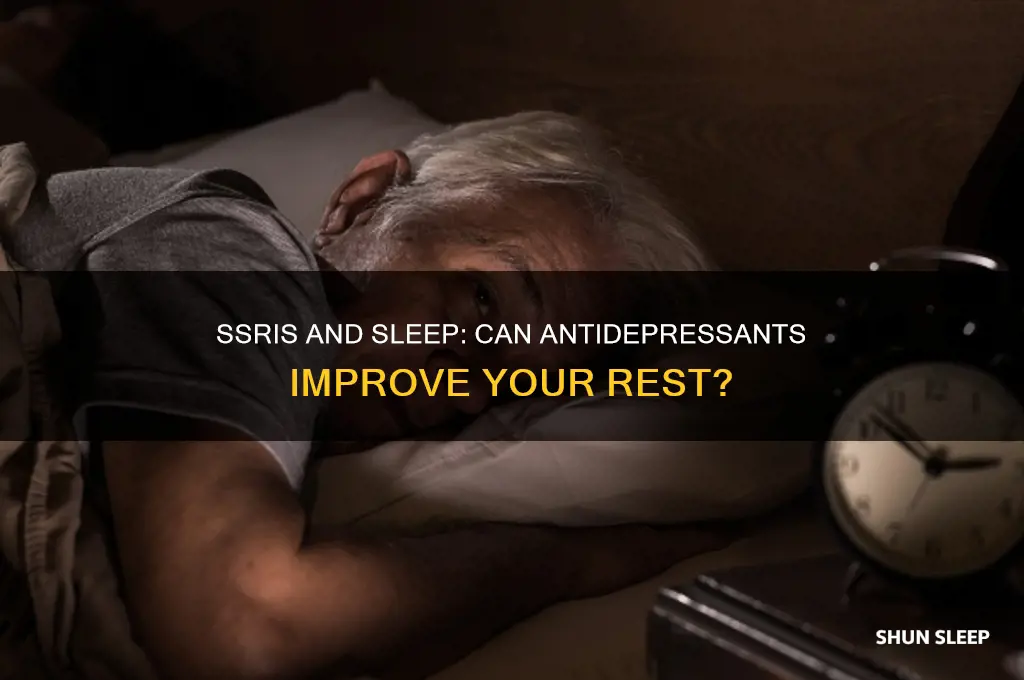do ssris help with sleep
