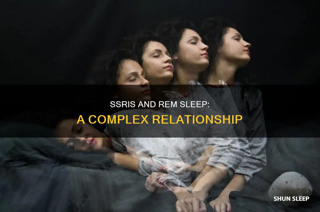 do ssris suppress rem sleep