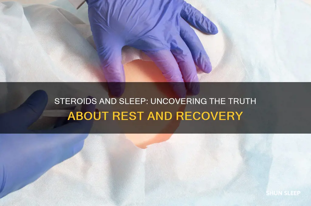 do steroids help you sleep