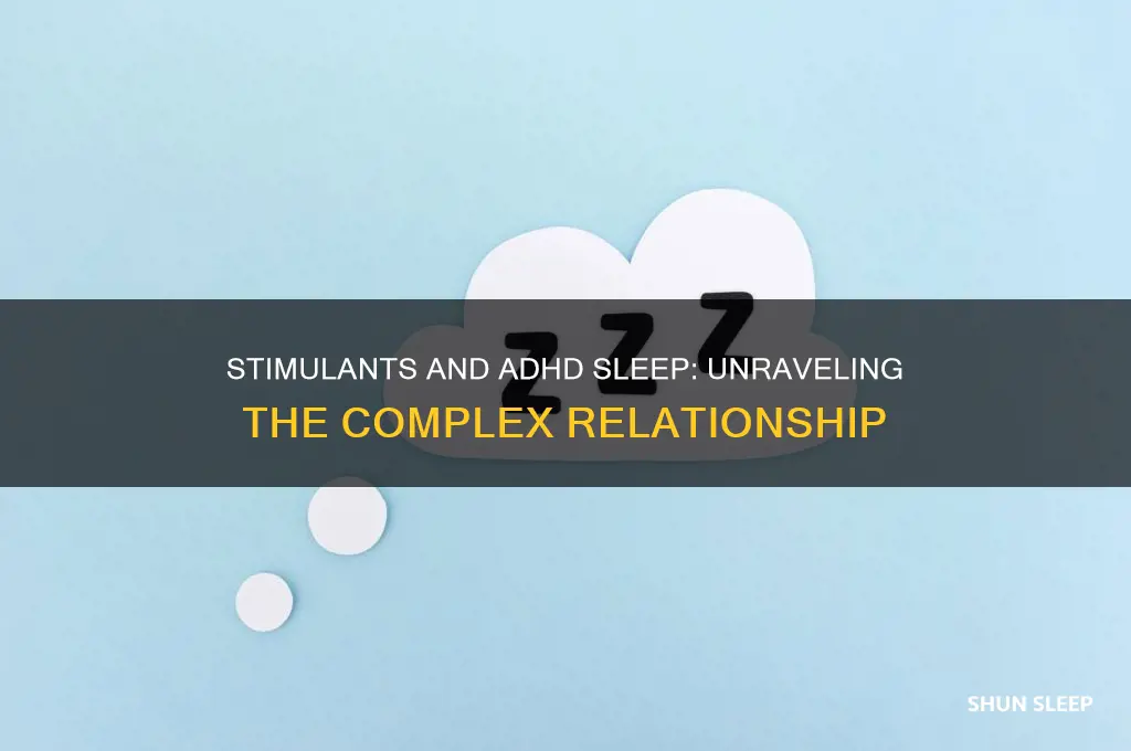 do stimulants help adhd sleep