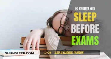 Sleep and Exams: A Student's Dilemma