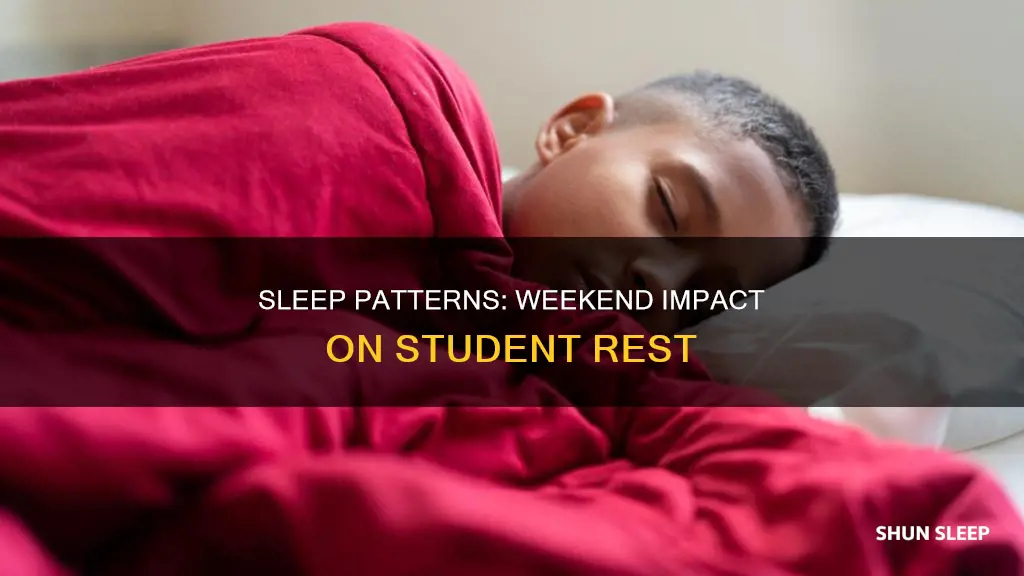 do students sleep better during 3 day weekends