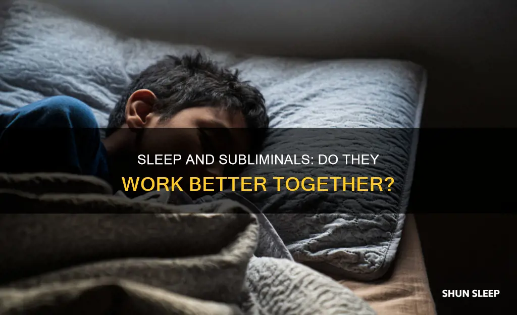 do subliminals work better if you are sleeping