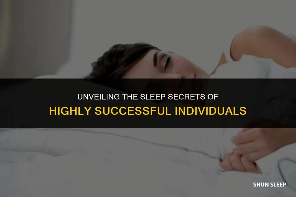 do succesful people sleep 8 hours