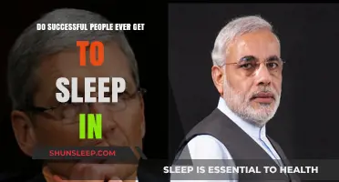 Do Successful People Ever Get to Sleep In?