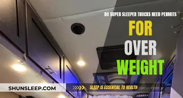 Super Sleeper Trucks: Overweight Permit Requirements