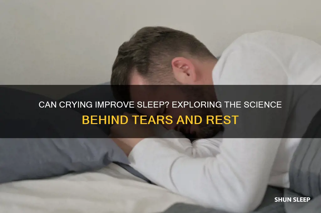 do tears help people sleep