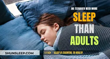 Sleep Needs: Teenagers vs. Adults