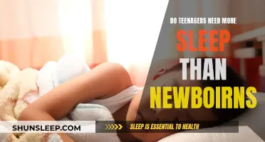 Sleep Needs: Teenagers vs. Newborns