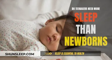 Sleep Needs: Teenagers vs Newborns