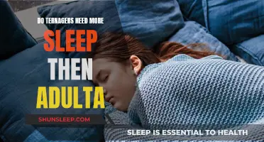 Sleep Needs: Teenagers vs. Adults