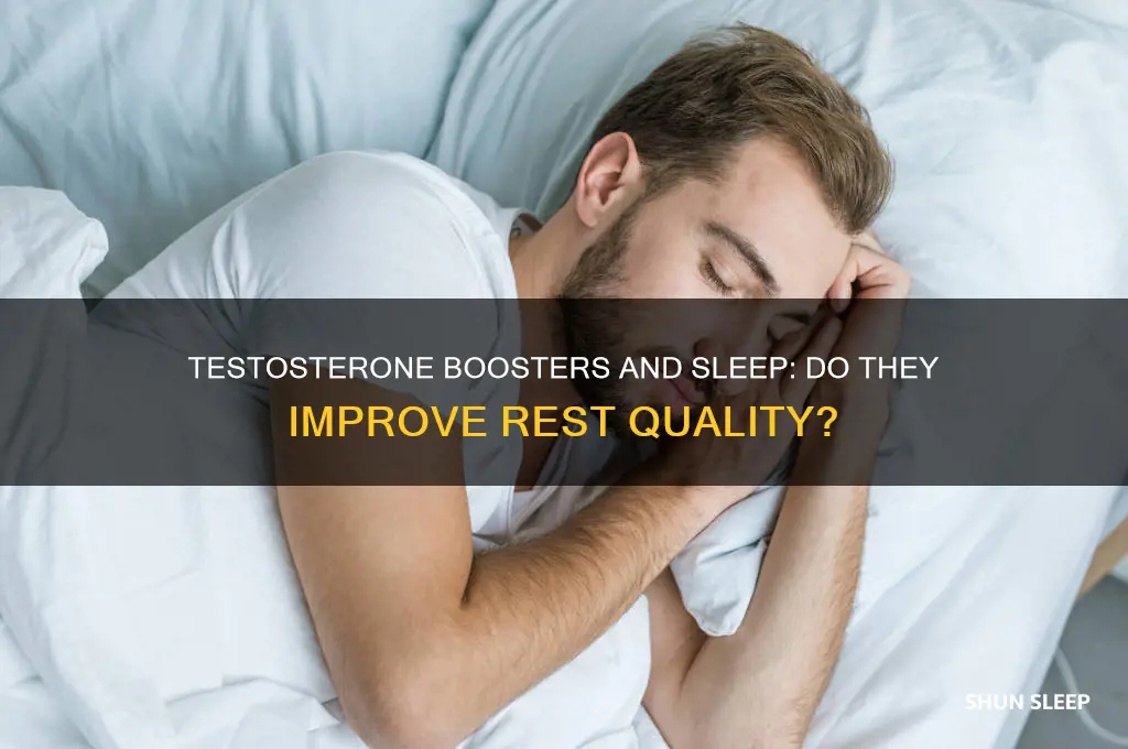 do testosterone boosters help with sleep