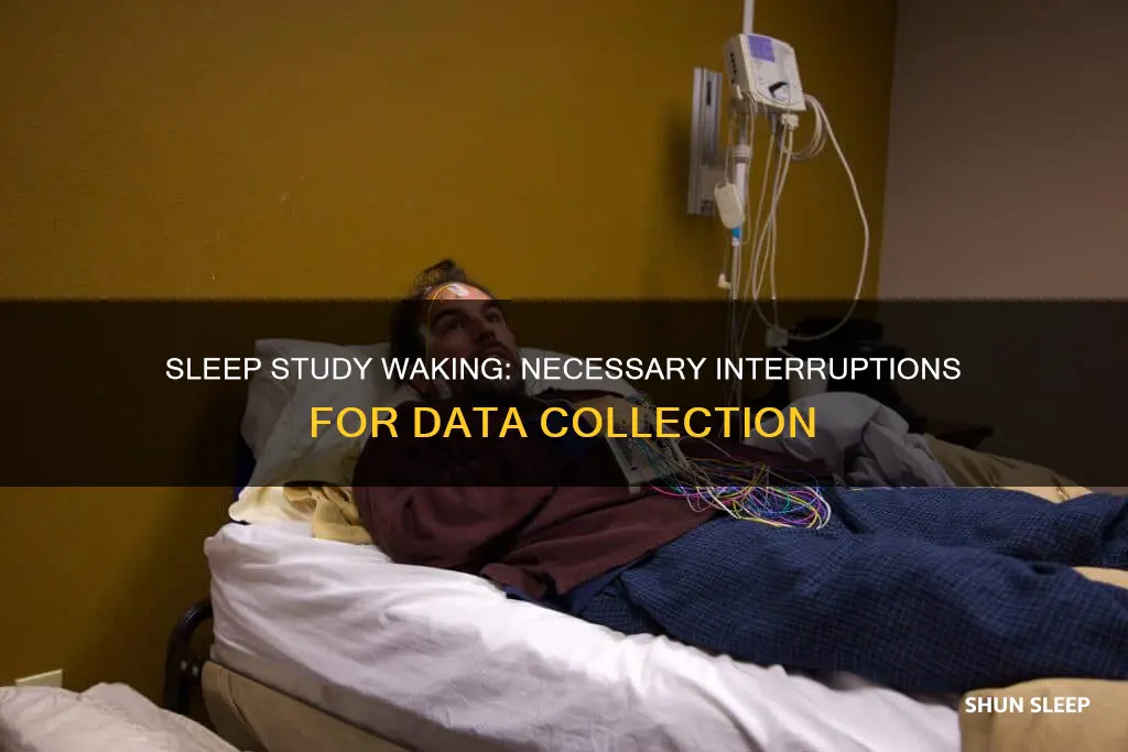 do they wake you during a sleep study