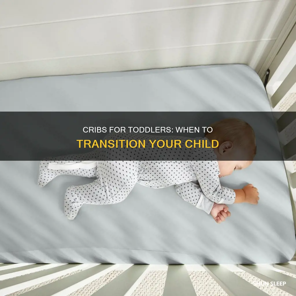 do three year olds sleep in cribs