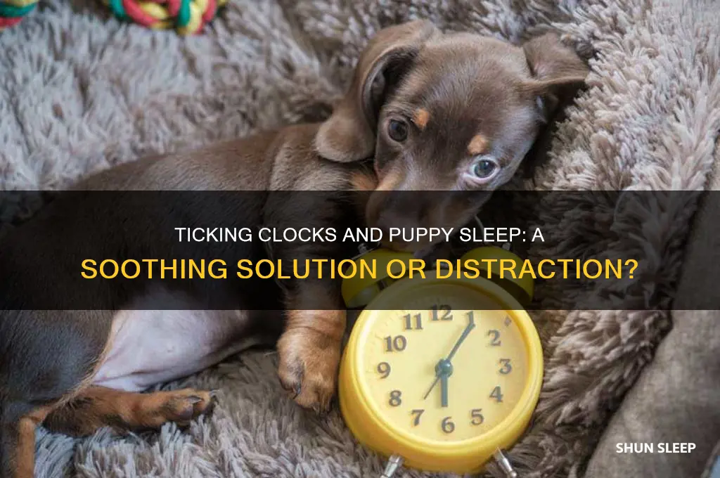 do ticking clocks help puppies sleep