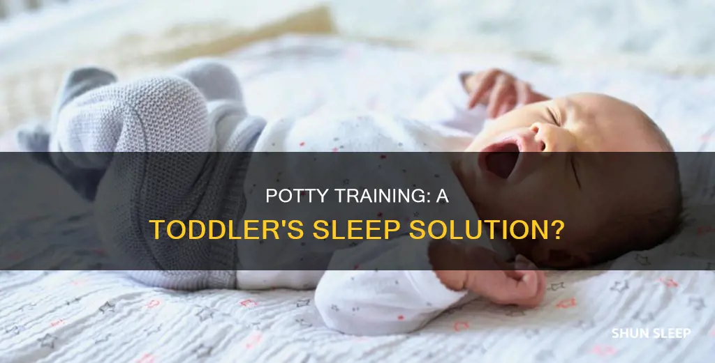 do toddlers sleep better while potty training