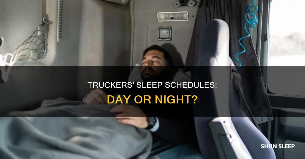 do truckers sleep during the day