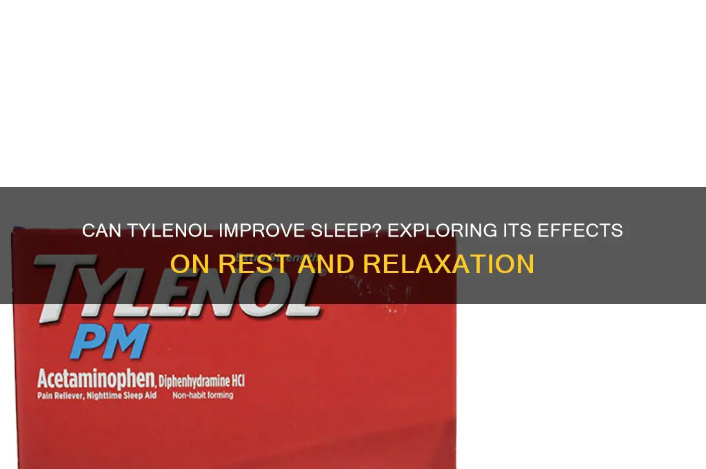 do tylenol help u sleep