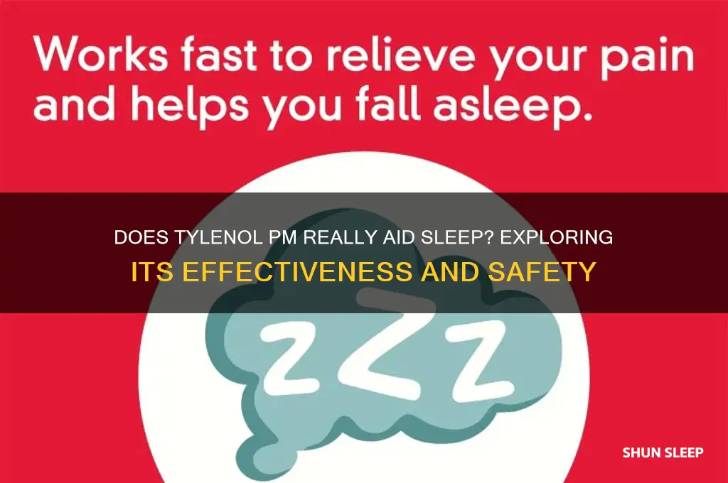 do tylenol pm help you sleep