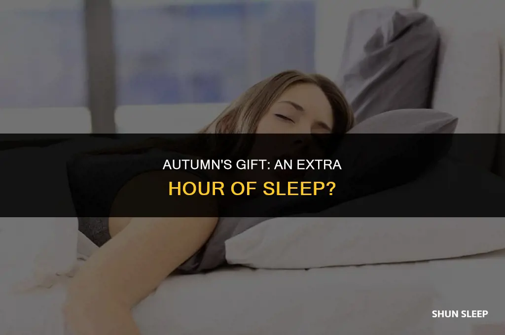 do u gain an hour of sleep in fall