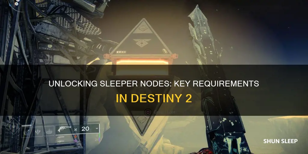 do u need keys for the sleeper nodes destimy 2
