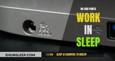 USB Functionality: Sleep Mode and Port Usage